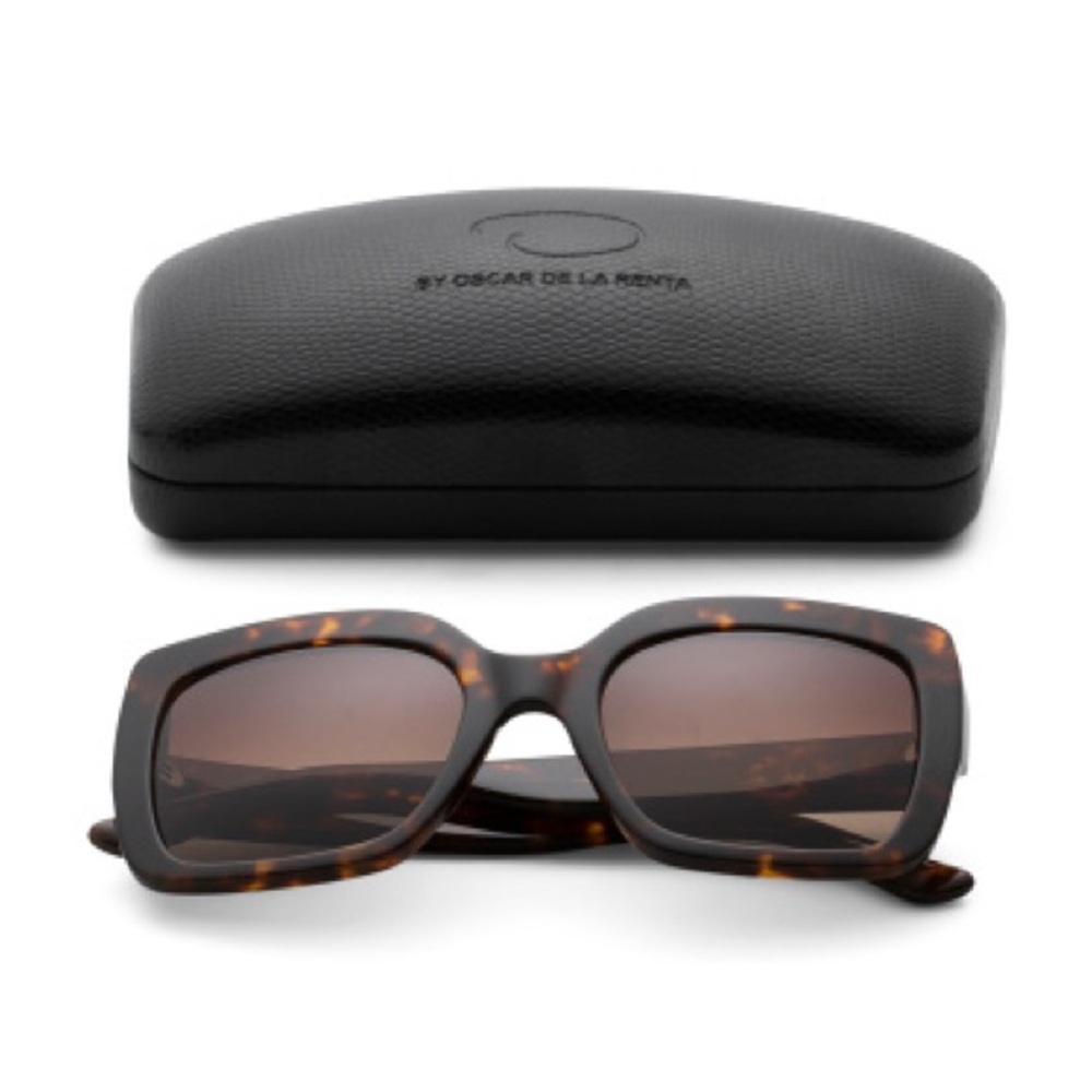 OSCAR DE LA RENTA
53mm Large Glam Extreme Square Sunglasses